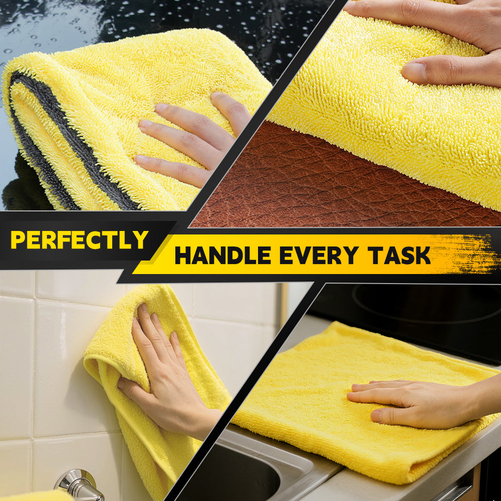 Toretark® Double-sided Microfiber Absorbent Towel