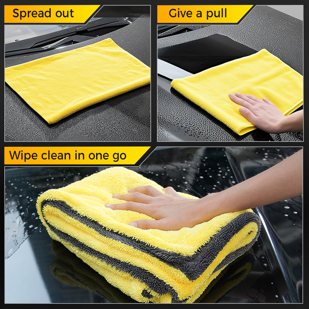 Toretark® Double-sided Microfiber Absorbent Towel