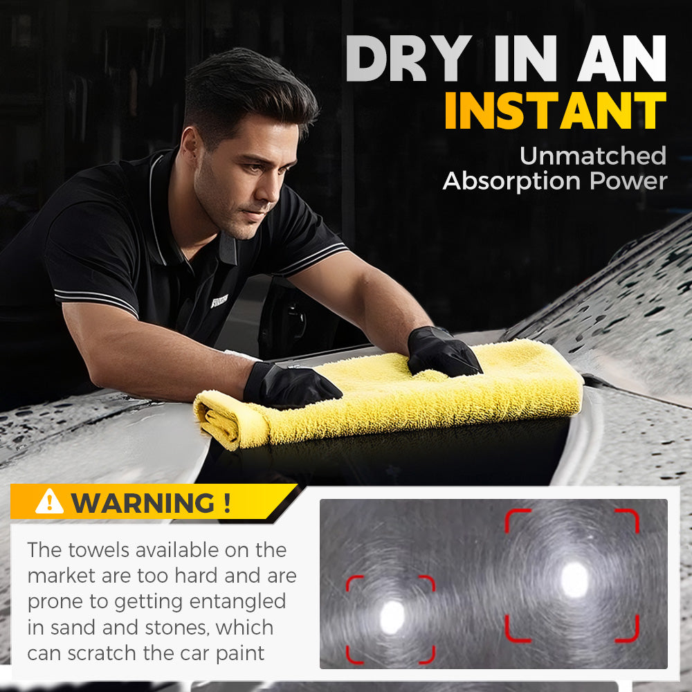 Toretark® Double-sided Microfiber Absorbent Towel